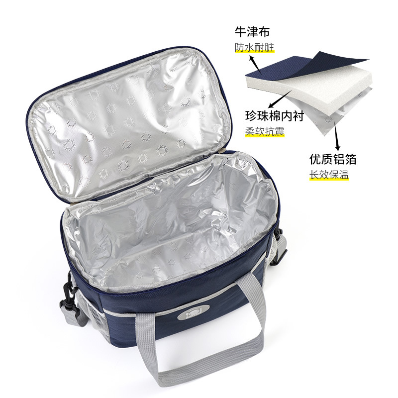 Picture of Lunch Box Bag, Insulated Lunch Bag, Elementary School Students' Lunch Tote Bag, Waterproof, Thickened Aluminum Foil, Popular Meal Bag