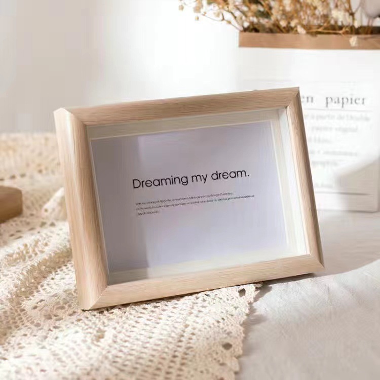 Picture of Photo Frame Display Stand 5678inch A4 Wall-Mounted DIY Oil Pastel Frame Wholesale Photo Frame Wall Decoration