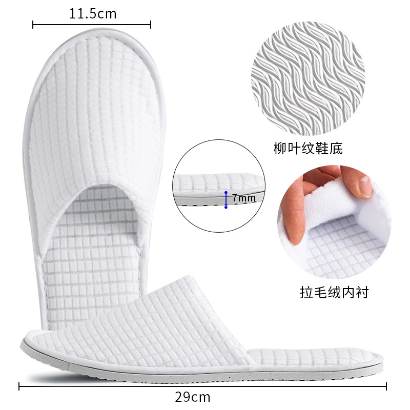 Picture of Hotel Washable Slippers Travel Aviation Portable Slippers Home Hospitality Slippers Hotel Disposable Slippers