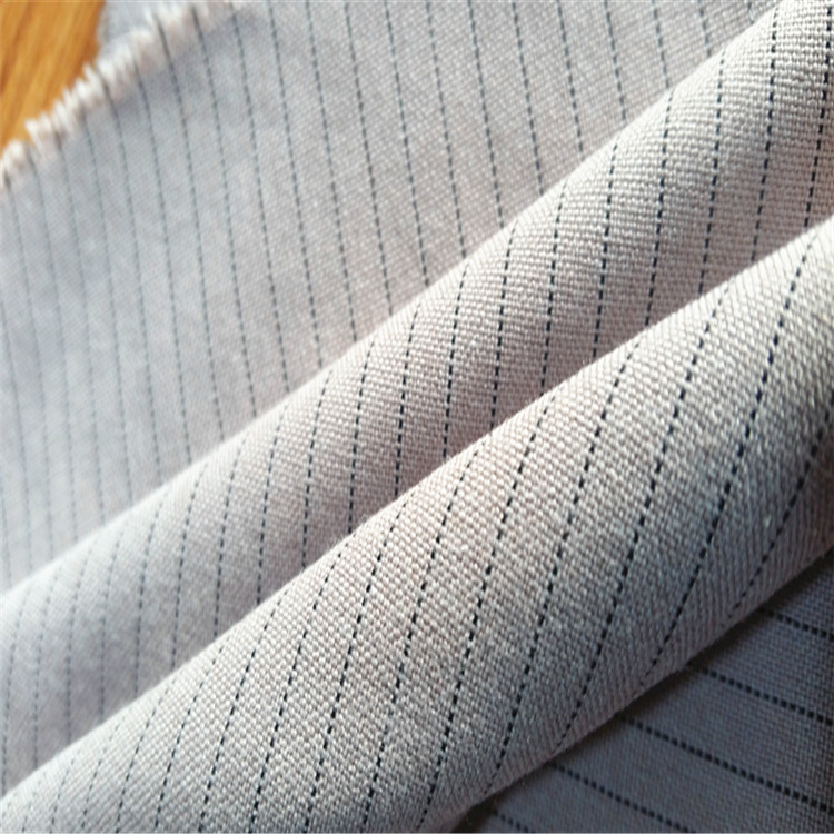 Rayon Blended TR Anti-static Seiko 0.5 Stripe Mesh Tooling Conductive Wire Electrical Wear Anti-static Fabric