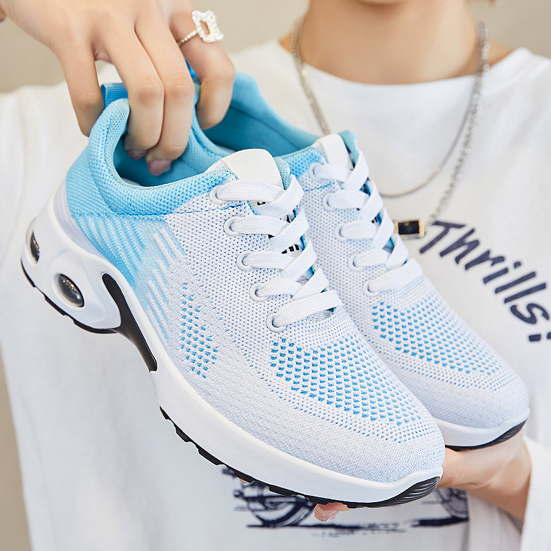 Shoes for Women Summer Breathable Cross-Border Large Size Sports Shoes Casual Women's Shoes Shoes Mesh Flats Soft Sole Running Shoes