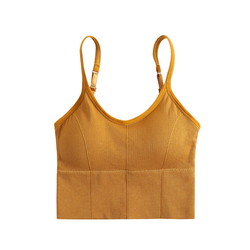 Picture of Kaka Large U-Shaped Beautiful Back Wrapped Chest Tube Top with Sling Without Steel Ring Push-Up Sports Bottoming Intimates Vest for Women