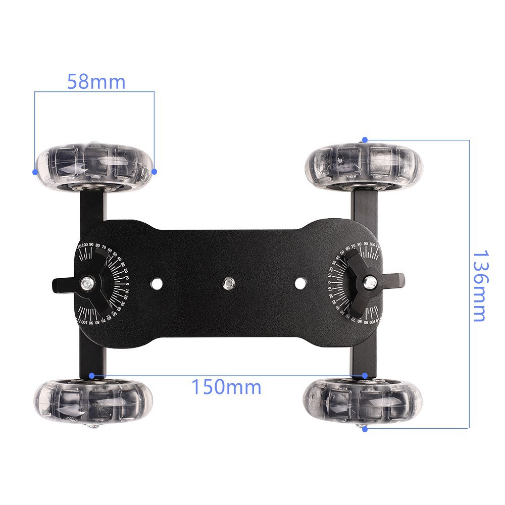 Picture of Camera Photography car with mute photography car magic arm hand push photography camera four-wheel photography car