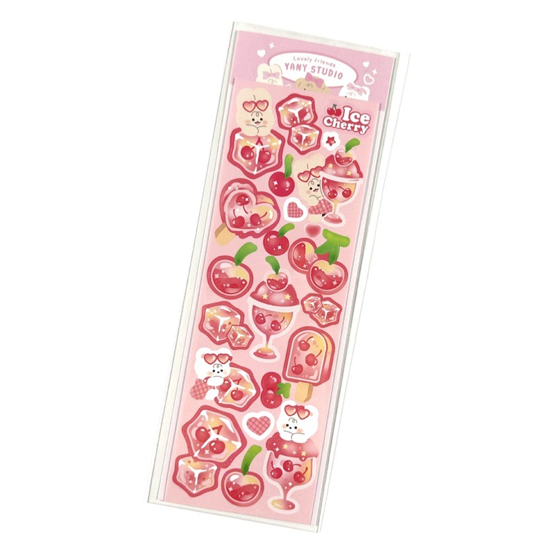 Picture of South Korea explosions cute cartoon animal stickers ins Korean goo card hand account diy laser creative stickers wholesale