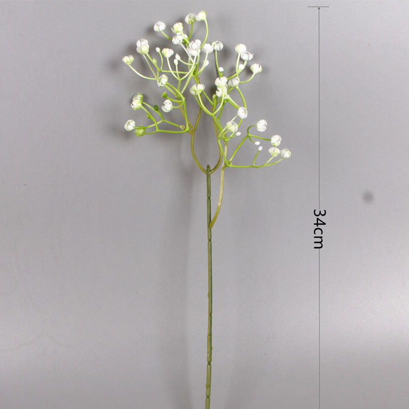 Picture of Amazon Cross-Border Artificial Flower Artificial Eucalyptus Leaf Stem Short Silver Dollar Branch Decorative Leaf Simulated Green Plant Plastic Leaf
