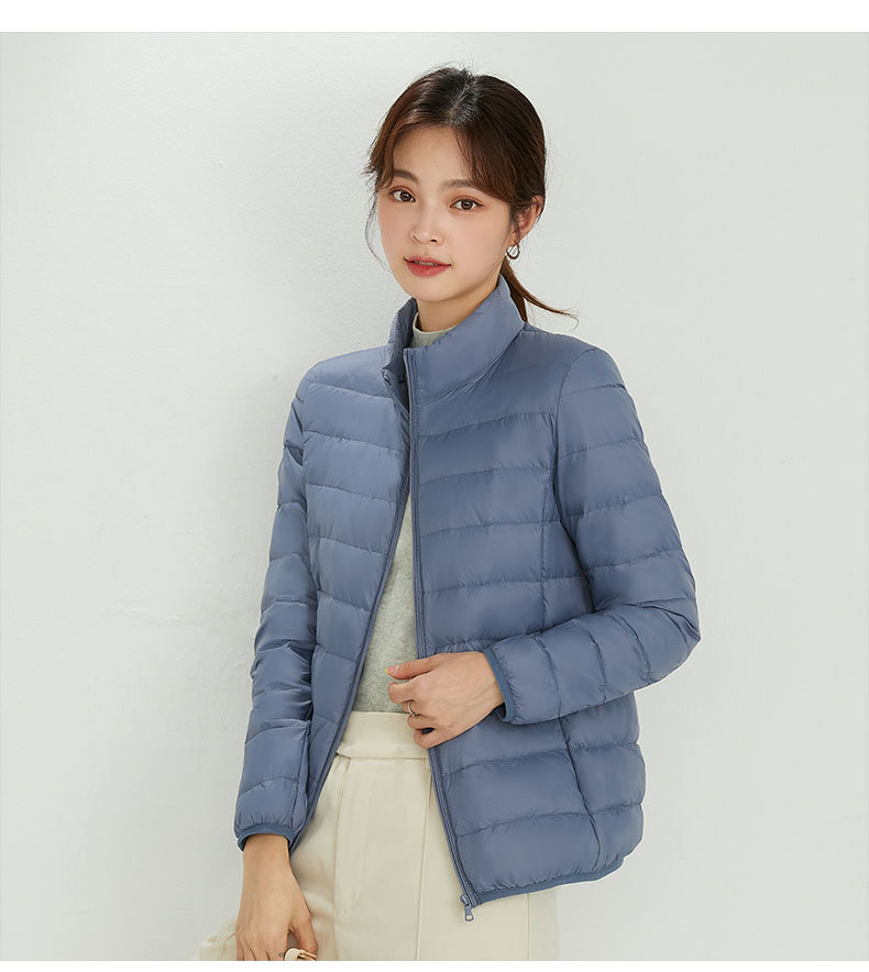 Picture of 90 down down Jacket Women's Hooded Lightweight Short Large Size Lightweight Western Style White Duck down Jacket Pinghu down Jacket Wholesale
