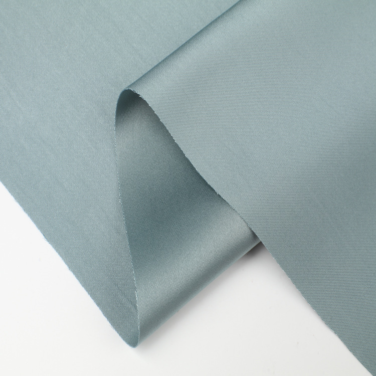 Picture of Imitation Acetate Fabric Double-Sided Satin Ultra-Soft Drape Polyester Slip Dress Fabric Wholesale Silky Drape