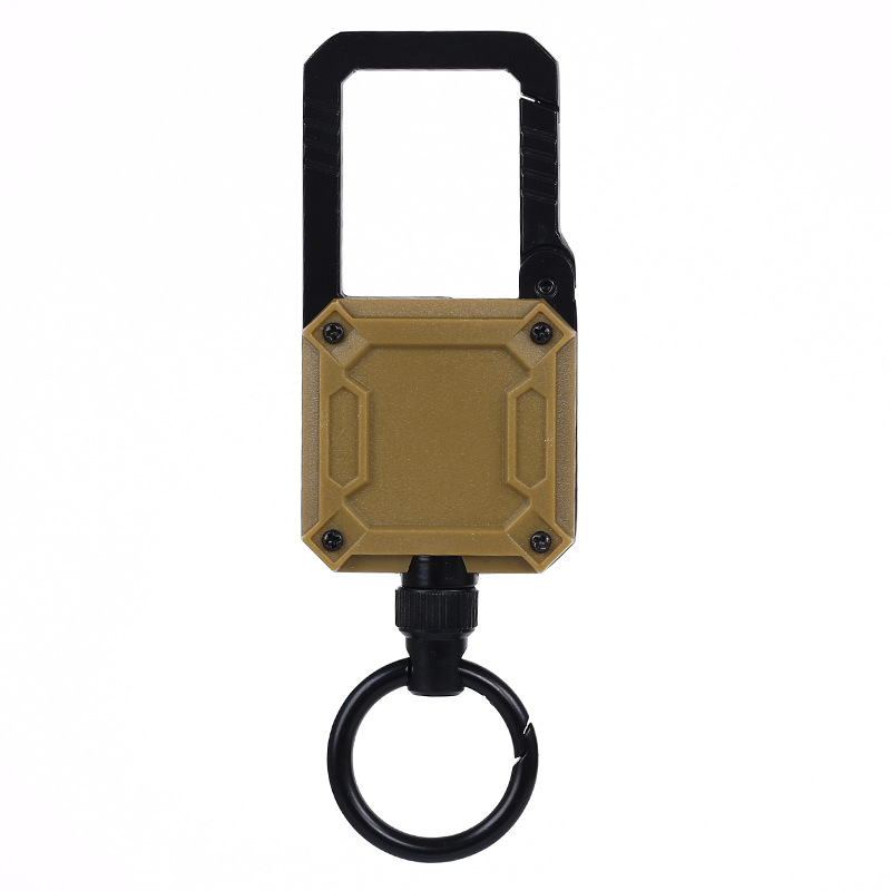 Picture of Autumn rain retractable easy pull key chain function multi-purpose lanyard outdoor travel portable hanging backpack magnetic anti-loss rope