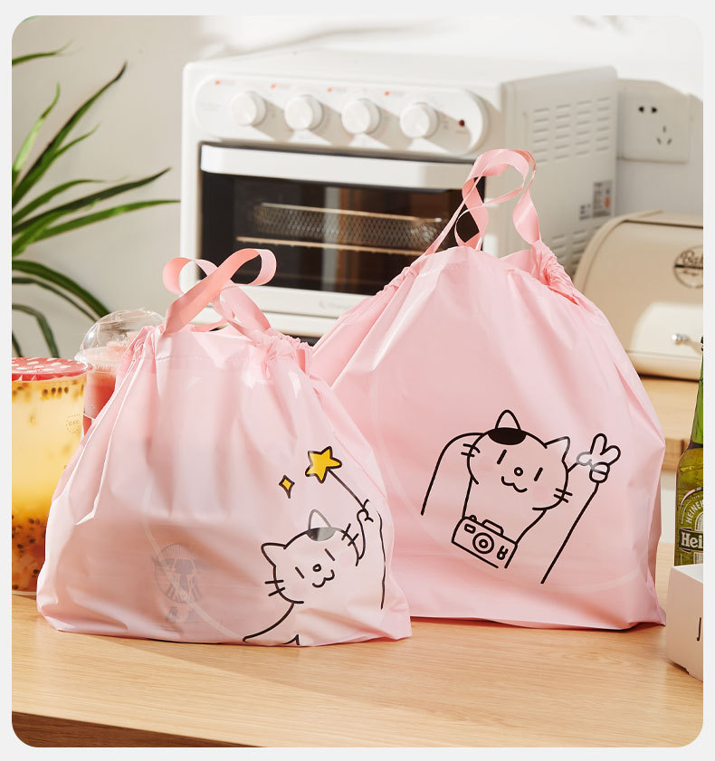 New Style Spot EVA Frosted Bundle Pocket Shopping Bag Universal Gift Packaging Plastic Bag Wholesale Take-away Bag