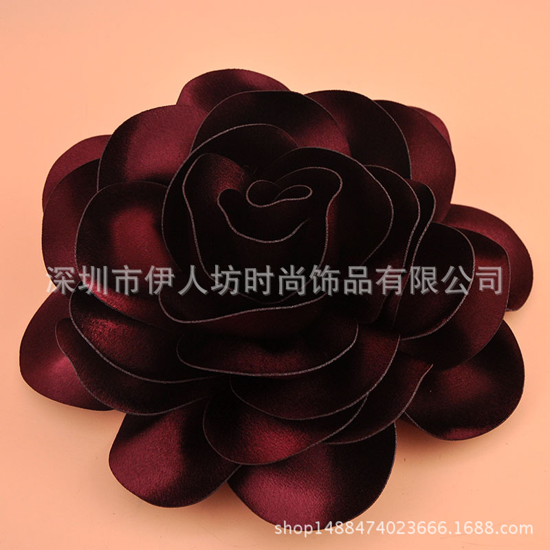 Picture of Super-large flower hair accessories catwalk stage performance hairpin edge clip accessories exaggerated photo studio photography head accessories