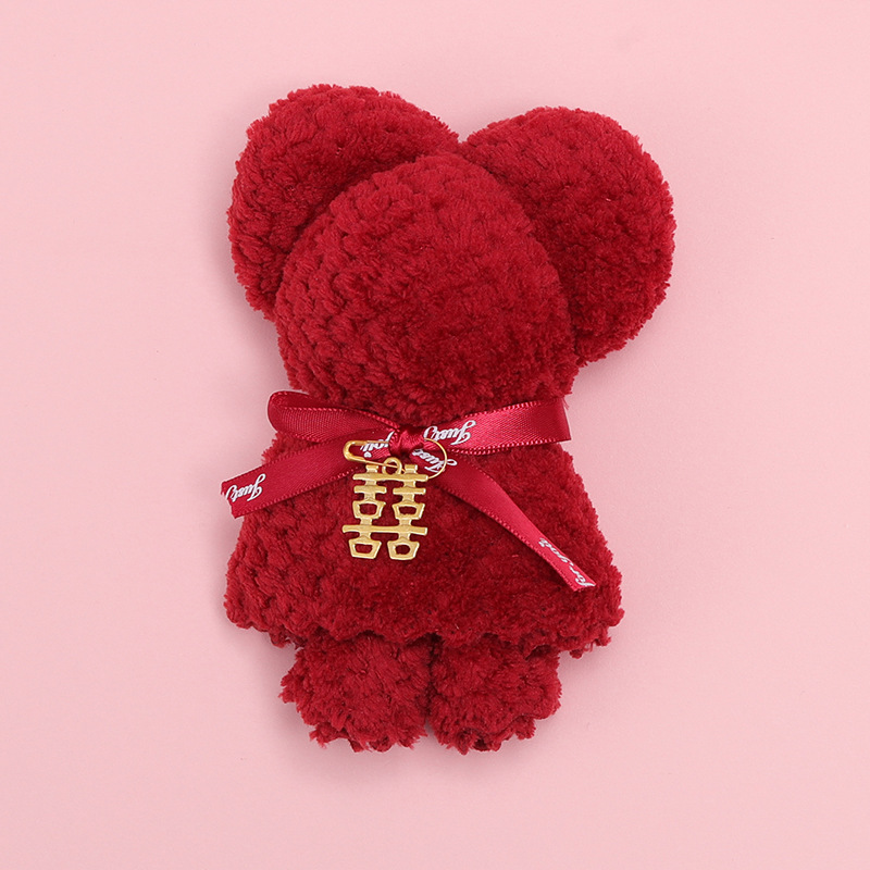 Picture of Bear Towel Souvenir Wedding Opening Small Gift Kindergarten Graduation Wedding Shop Creative and Practical Return Gift Wholesale