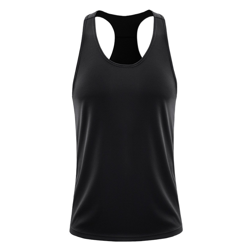 Fitness Vest Men's Muscle Training Loose I-letter Thin Sports Bodybuilding Casual Clothes Sleeveless Waistcoat Large Size Vest