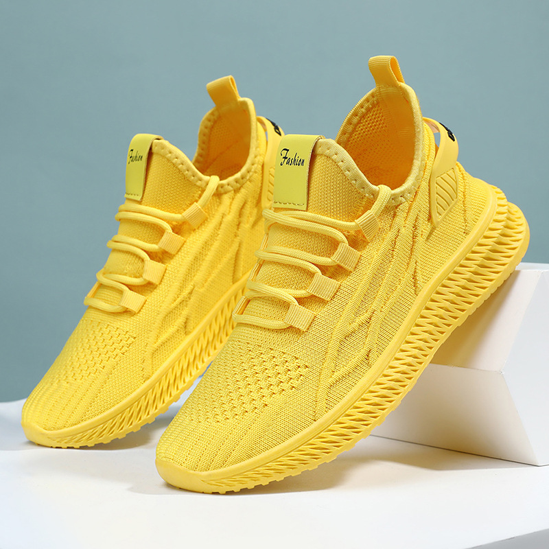 Shoes for Women Summer New Cross-Border Large Size Single Shoes Soft Sole Fashion Casual Trend Mesh Running Breathable Sports Shoes
