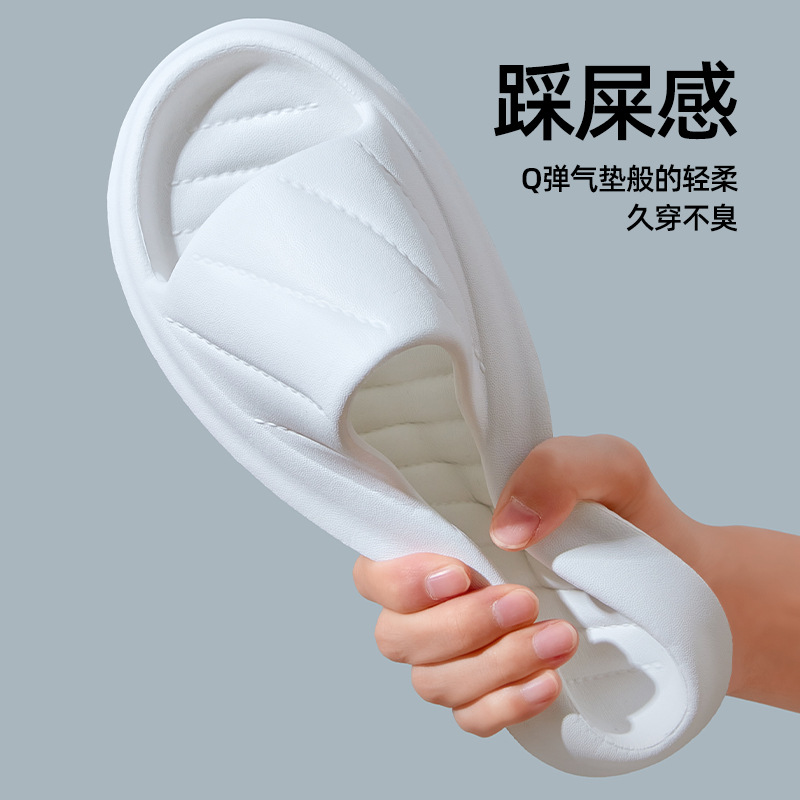 Picture of Cross-border TEMU foreign trade labeling sandals and slippers home indoor one-word drag non-slip eva slippers manufacturers wholesale