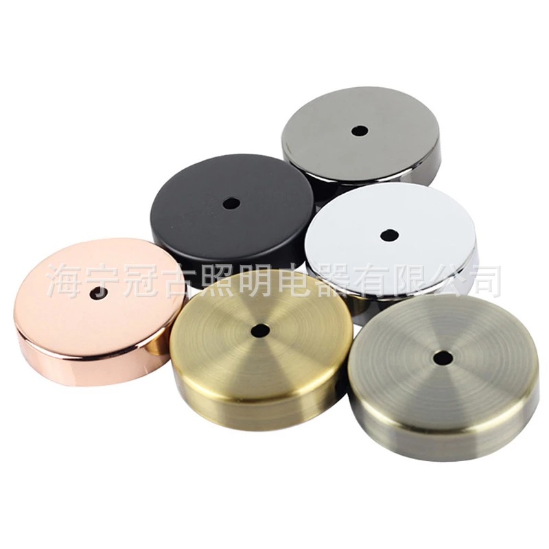 Decorative ceiling plate 100*20mm hardware straight side plate chandelier ceiling lamp lamp plate DIY lamp accessories