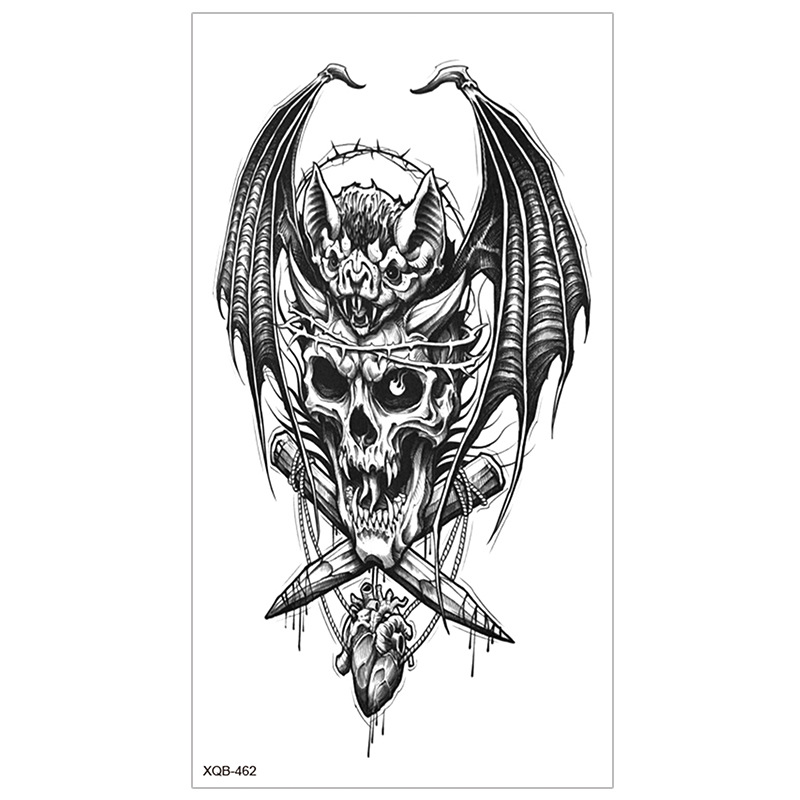 Picture of New Half Arm Tattoo Stickers Cross-border Amazon Hot Selling Set Dark European and American Realistic Waterproof Tattoo Stickers Wholesale
