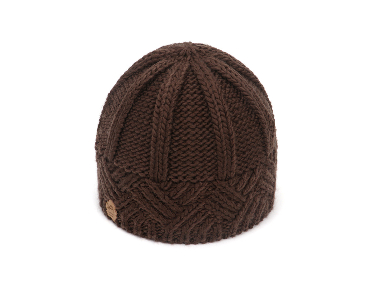Picture of Cross-border New European and American Retro Style Diamond Plaid Thick Needle Wool Knitted Hat Men's and Women's Fashion Autumn and Winter Wool Hat