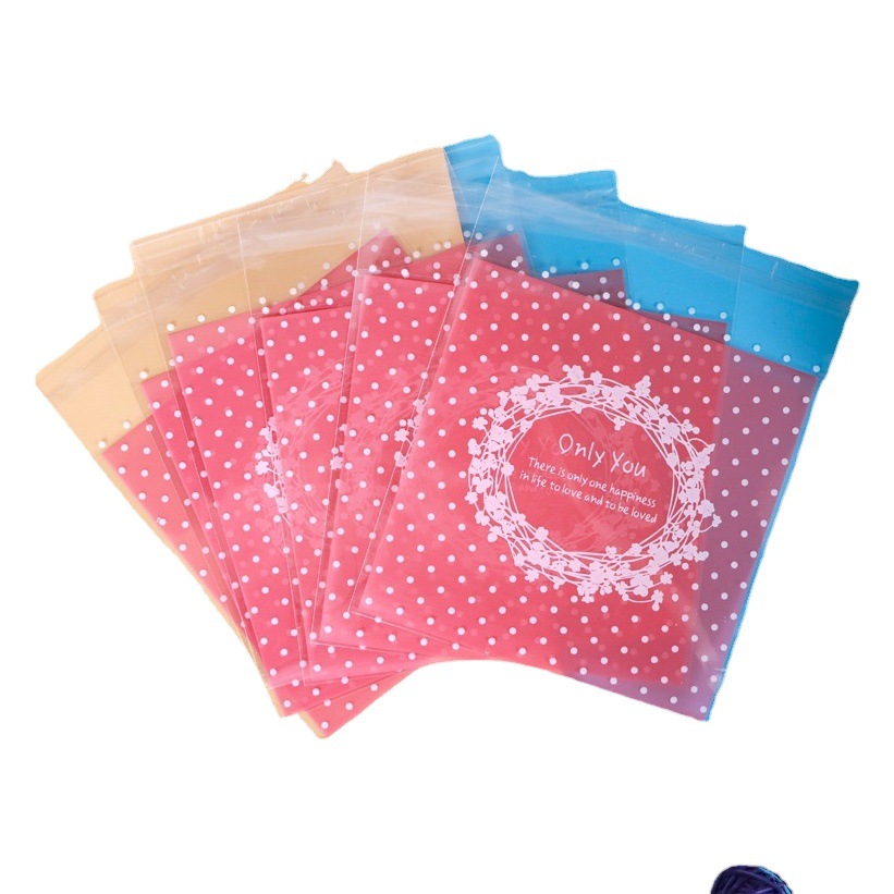 7*7 baking packaging bag candy bag handmade soap packaging bag self-sealing bag dessert bag Christmas baking packaging