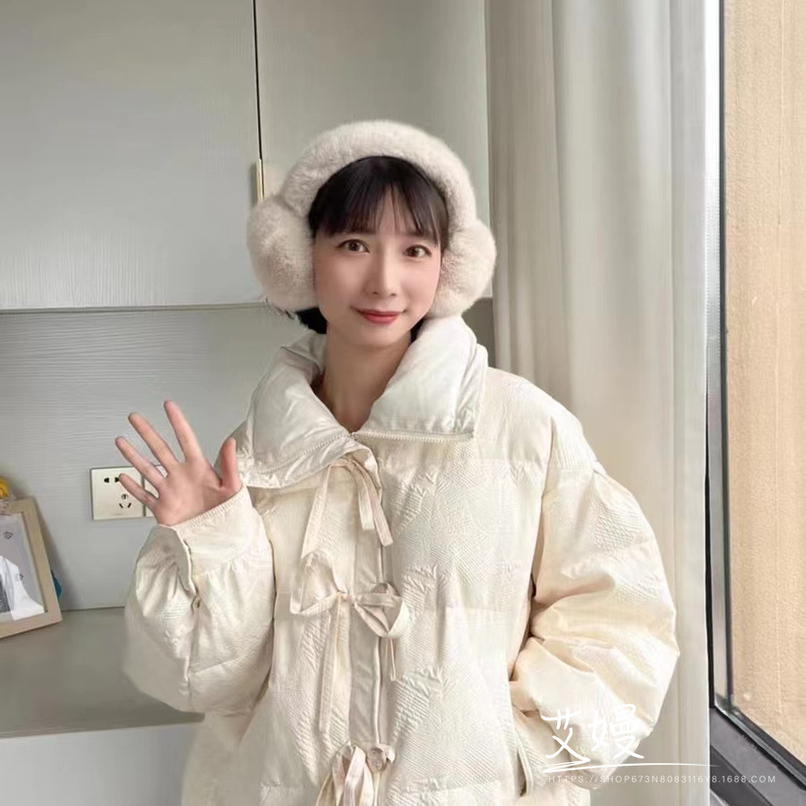 Picture of Earmuffs Women's Winter Warm Earmuffs Earmuffs Earmuffs Cycling Anti-freeze Ear Protection Thickened Plush Students All-match Cold-proof Ear Warming