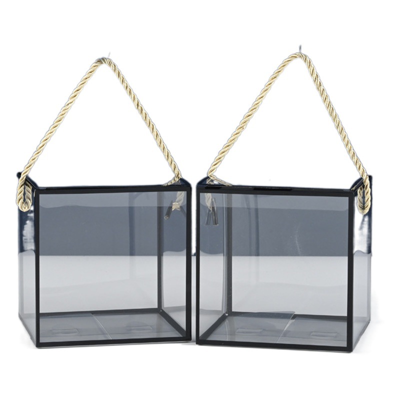 Pvc Transparent Plastic Box Hd Custom Baking Toy Figure Display Box Square Small Pet Packaging Plastic Box