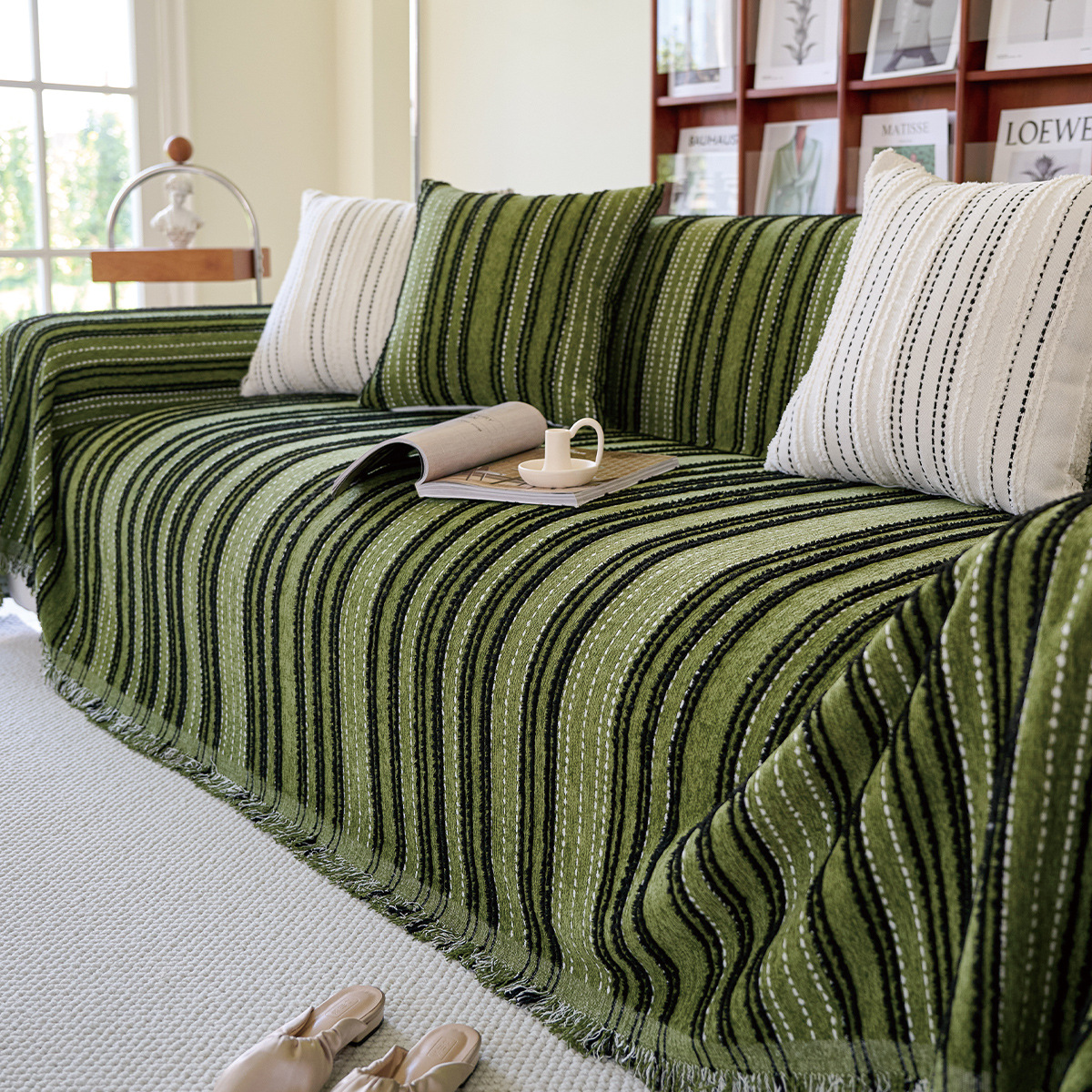Sofa Cover High-grade Summer Sand Release Chenille Sofa Cushion Four Seasons Universal Dirt-resistant Non-slip Sofa Blanket Cover Towel