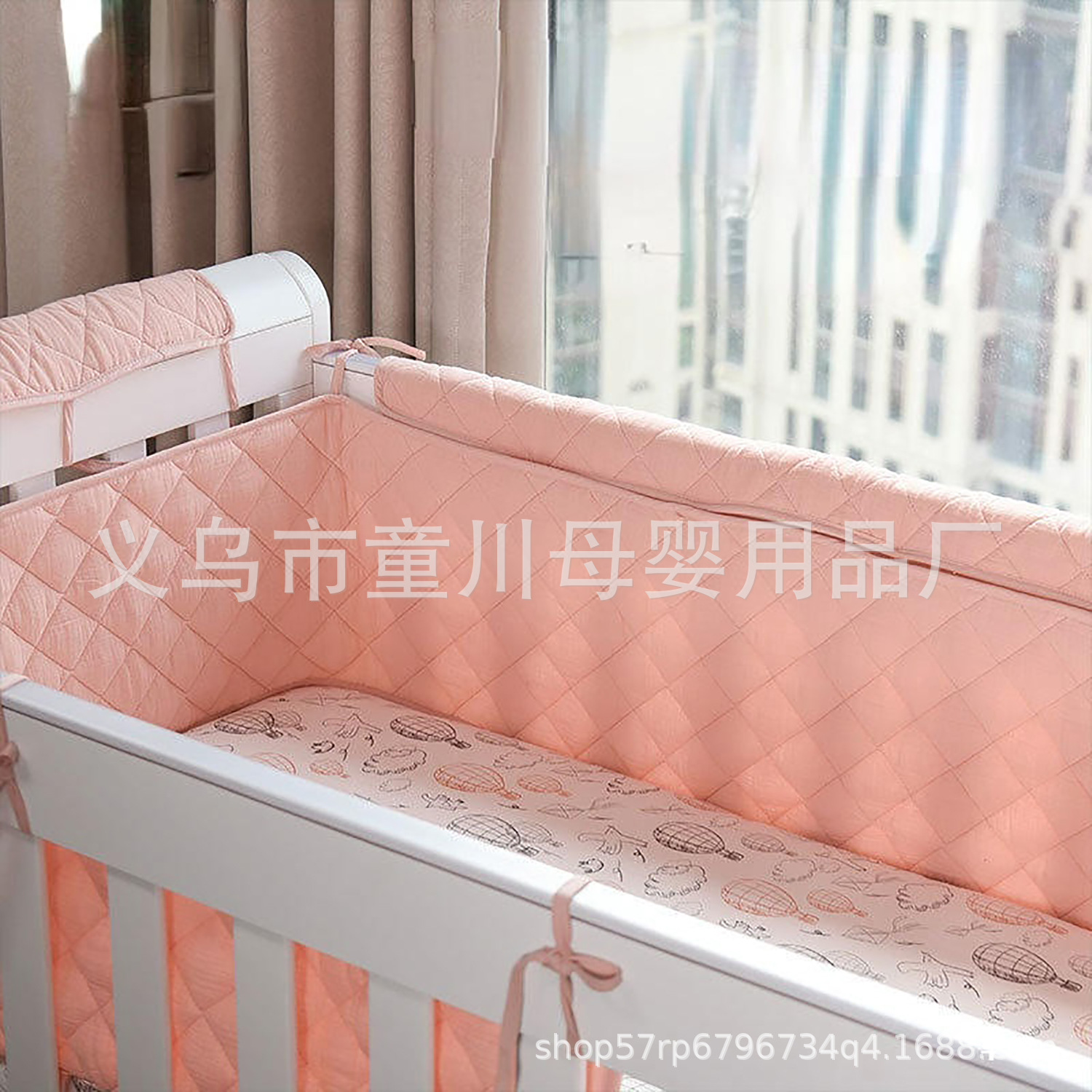 Baby bed guardrail anti-collision strip crib protection edge strip baby bed circumference crib anti-gnawing anti-collision protective strip