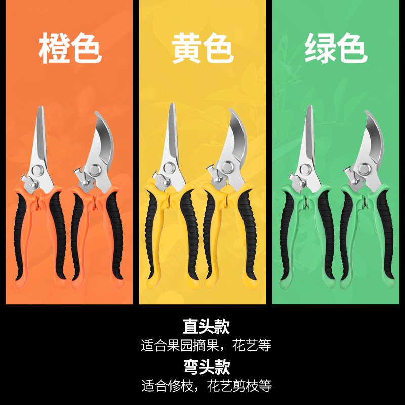 Greening garden tools pruning scissors picking fruit and vegetable pruning scissors bird beak flower gardening pruning scissors factory wholesale
