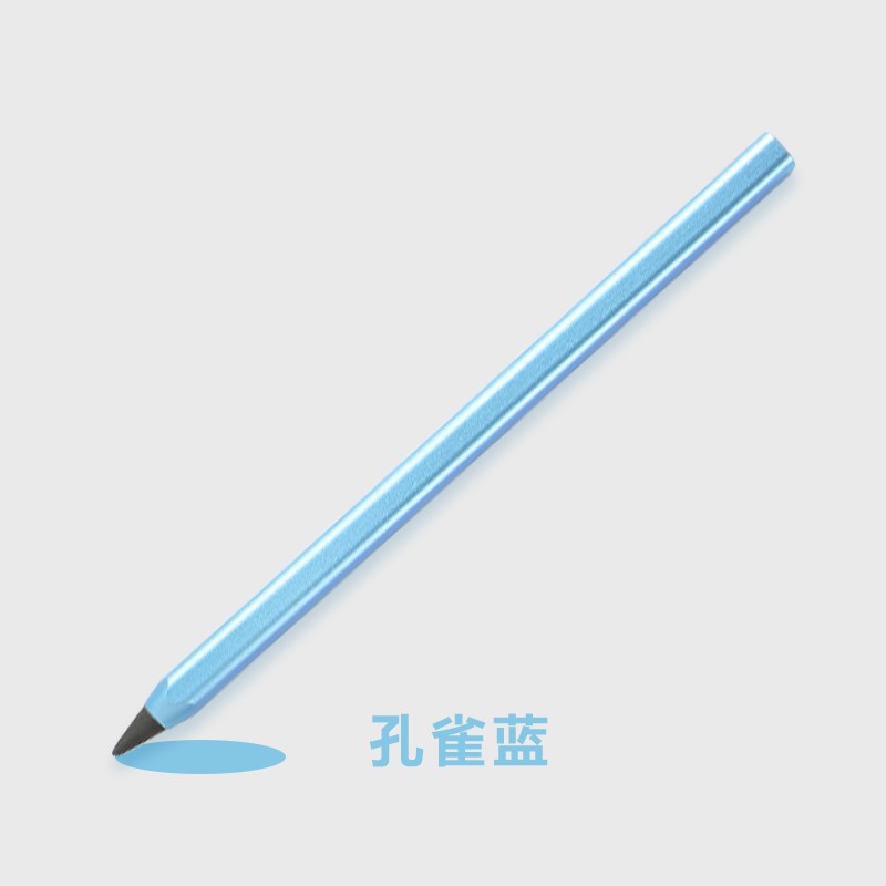 Picture of Metal pen eternal pen eternal pencil square 5 Color student supplies basic supplies wholesale