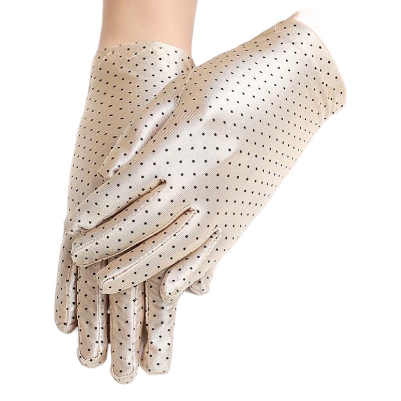 Spring and summer thin gloves women's gloves work short little stretch driving riding etiquette gloves wholesale
