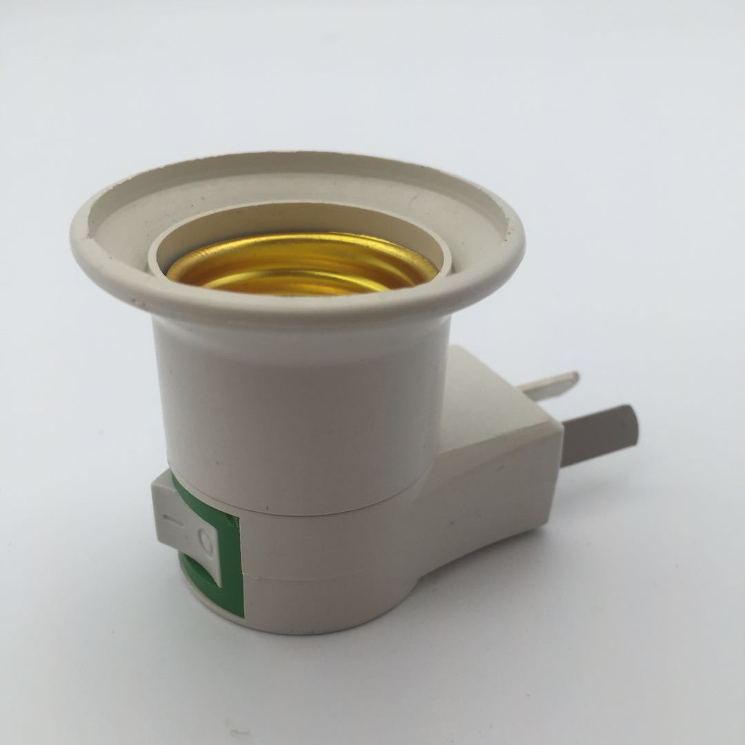 One-Piece Drop-Shipping Magic Ball Lamp Head Lamp Holder Mobile Lamp Head with Switch Plug Us Standard White Lamp Cup Bulb Lamp Holder