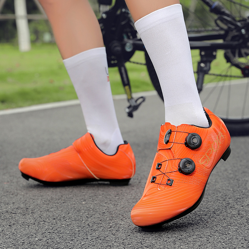 New carbon fiber bicycle cycling shoes men's women's carbon sole lock shoes road bike hard sole carbon fiber cycling shoes wholesale