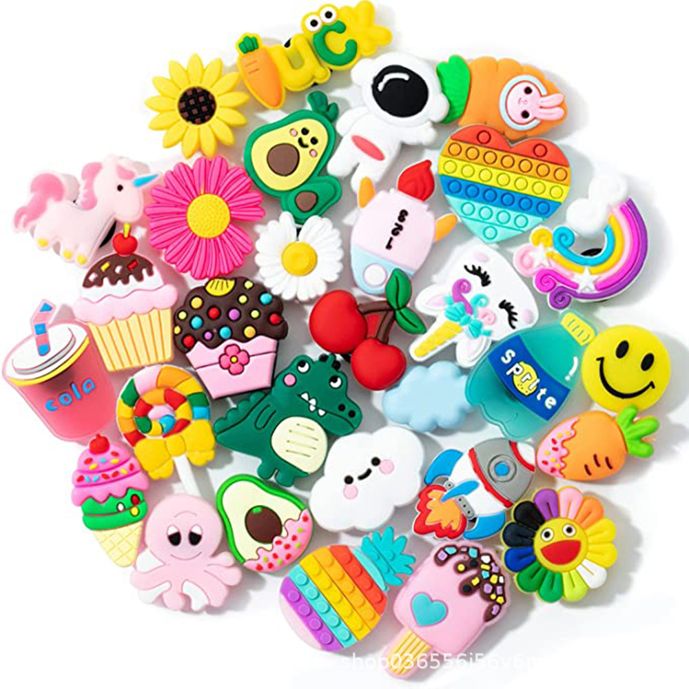 30 suit cute little sober hole shoes shoes flower shoe buckle DIY shoe accessories Amazon hole bag accessories