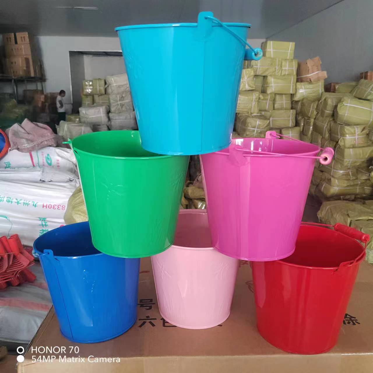 Sea tools sea beach bucket iron bucket garden bucket garden tools small shovel flower shovel shovel
