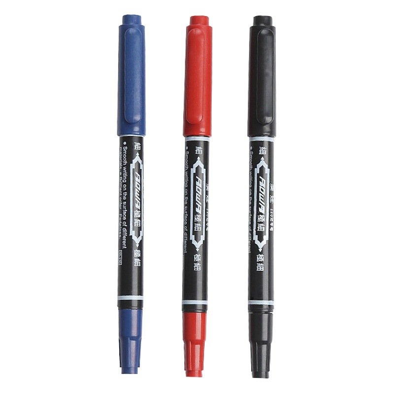 Picture of 120 double head water-based marker student painting Gouxian pen small double head logistics Mark sign pen manufacturers wholesale