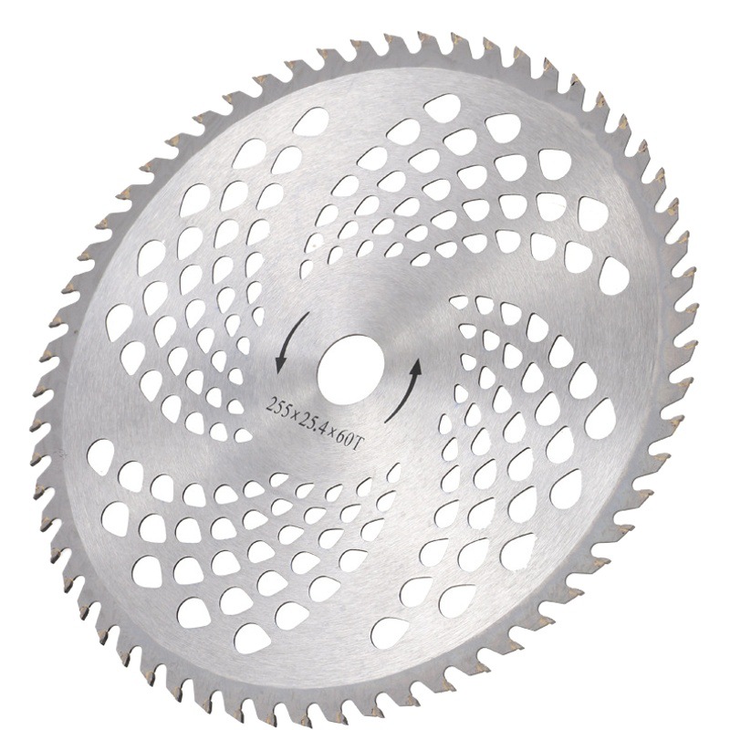 Lawn mower blade diamond manganese steel thickened lengthened alloy brush cutter accessories weeding tool circular saw blade
