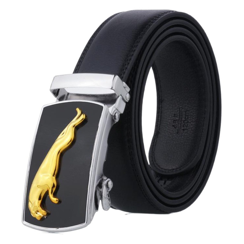 Factory in stock Joker men's belt PU leather automatic buckle men's belt small gift stall supply wholesale