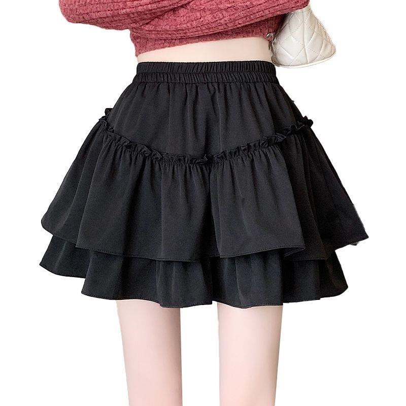 Corduroy Cake Skirt Skirt Women's Autumn and Winter 2024 New Tutu Skirt Short Skirt High Waist A-Line Skirt Umbrella Skirt Skirt