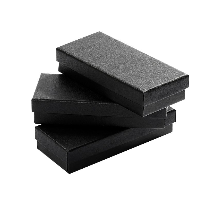 Picture of In stock rectangular DW watch box lid jewelry box Black Lenny pattern watch packaging box order gilding logo