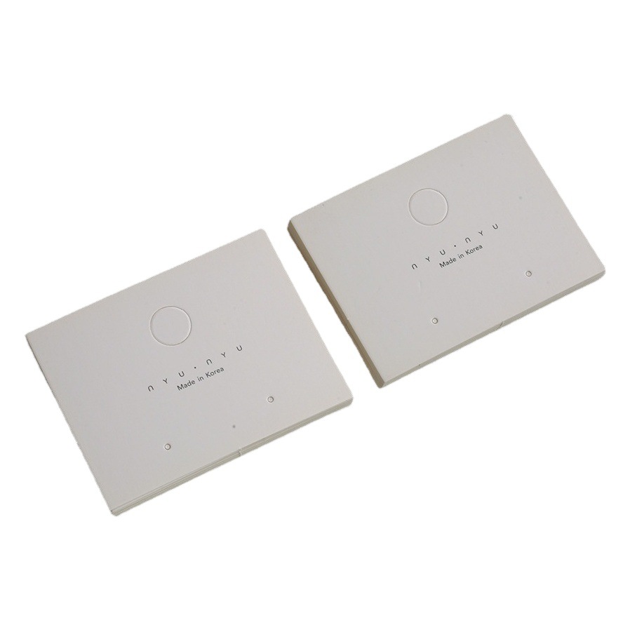 Korean version NYU earrings earrings earrings cardboard jewelry earrings packaging card display plate cardboard diy spot wholesale