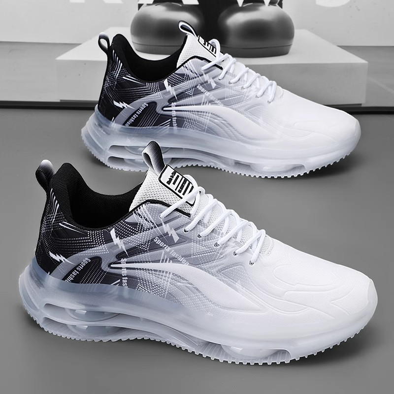 sneaker Men's Spring and Autumn Air Cushion Shock Absorbing plus size Men's Shoes 46 Youth Running Shoes 47 Students Heightened Casual Running Shoes