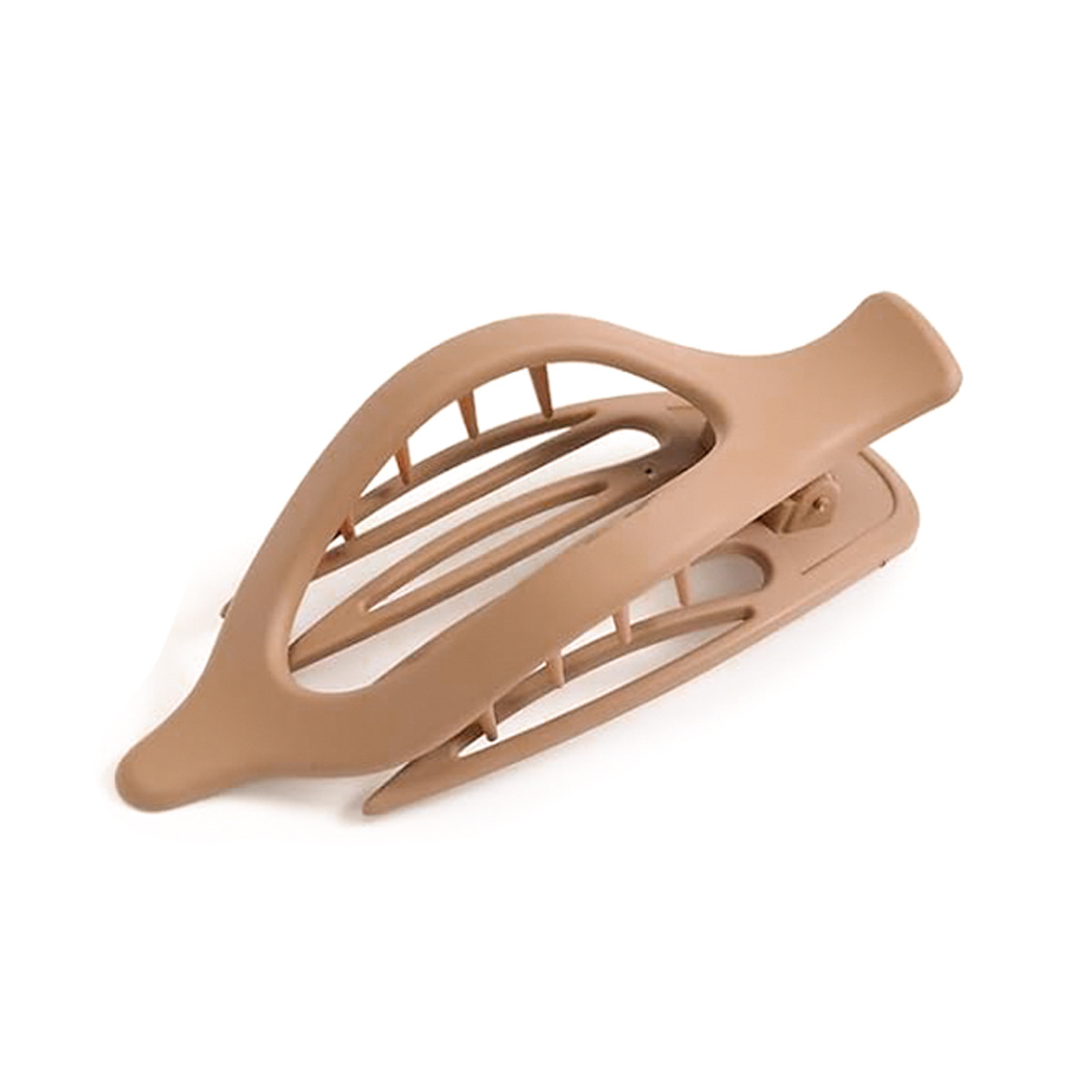 Picture of Cross-Border Large Flat Duckbill Clip Oval Hair Claw Clip European and American Fashion Back of the Head Claw Clip French Matte Hair Accessory