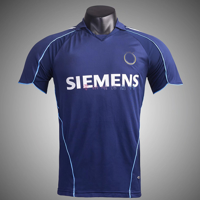 05-06 Emperor M Away Retro Jersey Raul Da Luo Zidane Retro Jersey T-Shirts