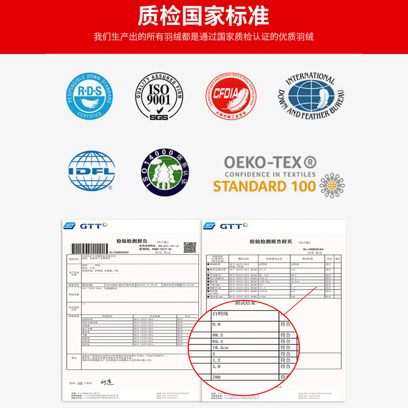 Picture of New national standard 90% plain white washed goose down jacket clothing filler feather white goose down sample no peculiar smell