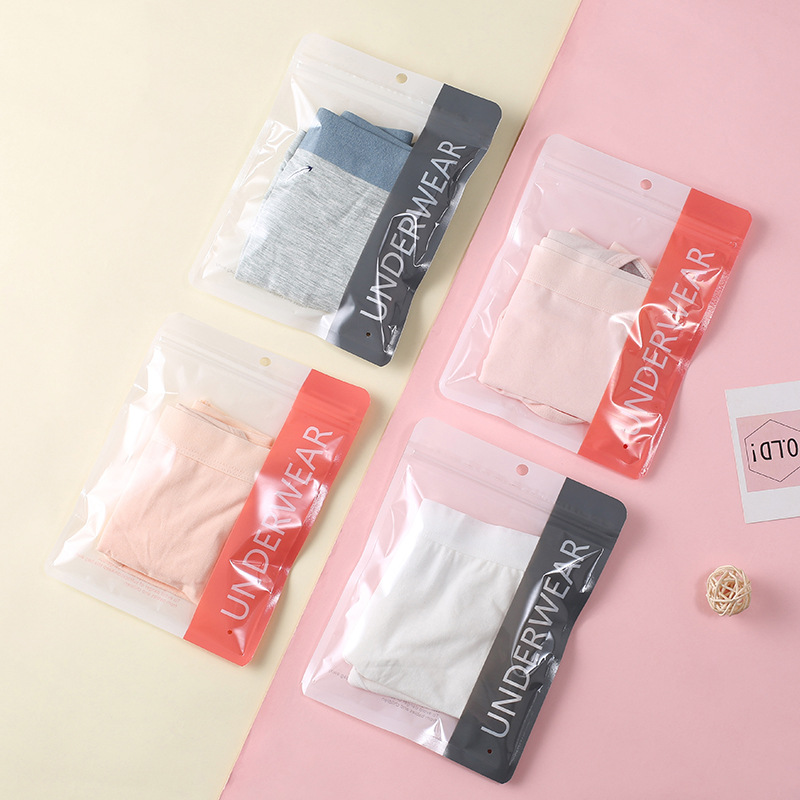 Universal Women's Triangle Underwear Bag, Men's Boxer Briefs Ziplock Bag, Lingerie Zipper Bag, Sealed Leak-Proof
