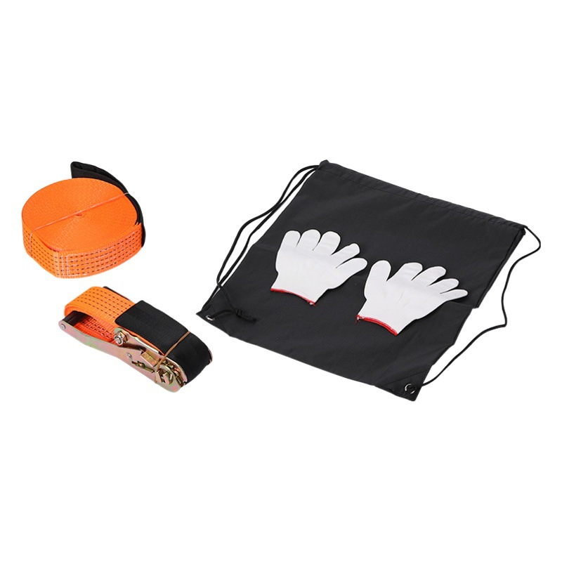 Manufacturer children's balance training take away soft rope fancy flat belt extreme sports walking flat belt slackline suit