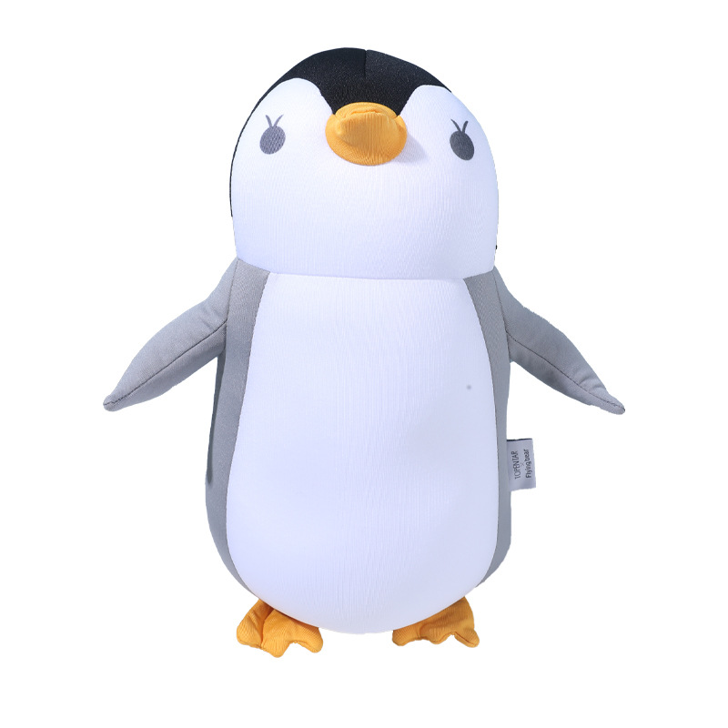 Picture of Penguin U-Shaped Pillow Foam Particle Neck Pillow Cartoon Shape Two-In-One Transformable Pillow Hug Pillow Convertible Neck Pillow