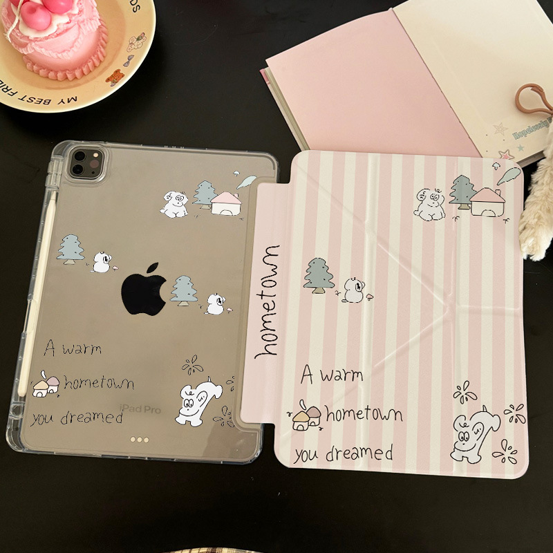 Picture of For iPad11 protective cover air7 shell transparent anti-bending pro Apple 11 inch new mini7 cartoon painting