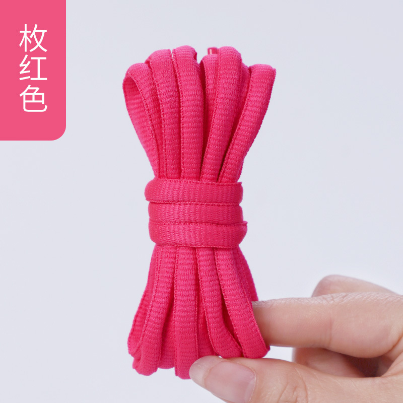 Picture of Wild elephant wholesale semicircle shoelace basketball shoes sneaker casual shoes shoelace black and white blue color oval shoelace rope