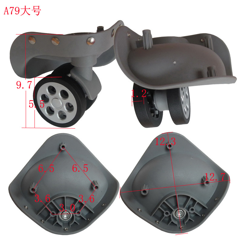 Picture of A generation of all kinds of luggage case wheel accessories luggage accessories universal wheel luggage suitcase wheel accessories