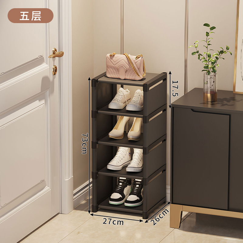 Picture of Simple Shoe Rack Household Doorway Large Capacity Economical Shoe Box Dormitory Indoor Multi-layer Shoe Cabinet Storage Artifact